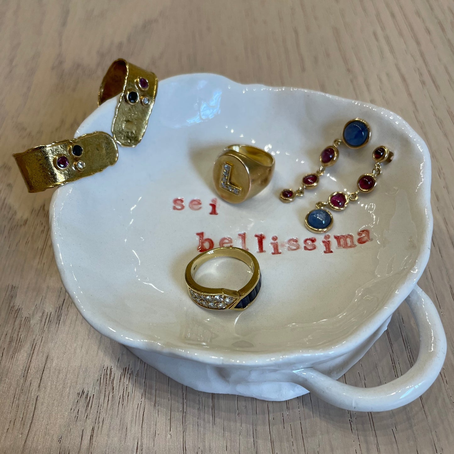 Porta gioie in ceramica - Sei bellissima