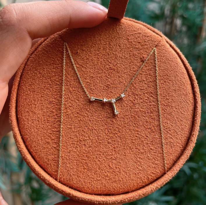 Collana Costellazione in oro 18kt