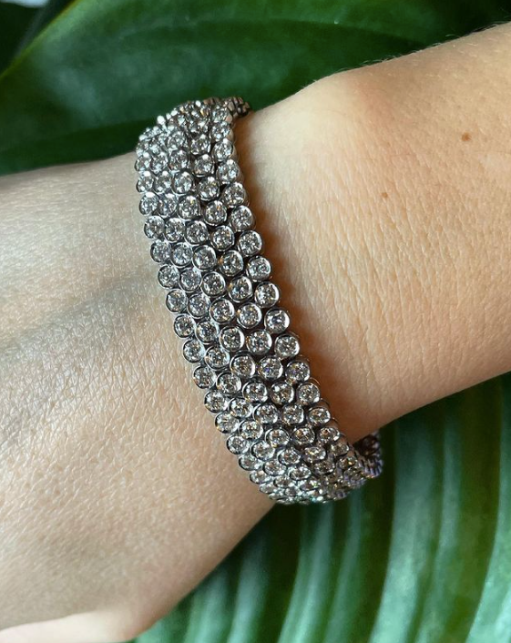 Loup - bracciale in oro 18kt con diamanti