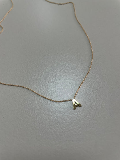 Iniziali - collana i oro 18kt