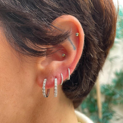 again, again - cerchi in oro 18kt con diamanti