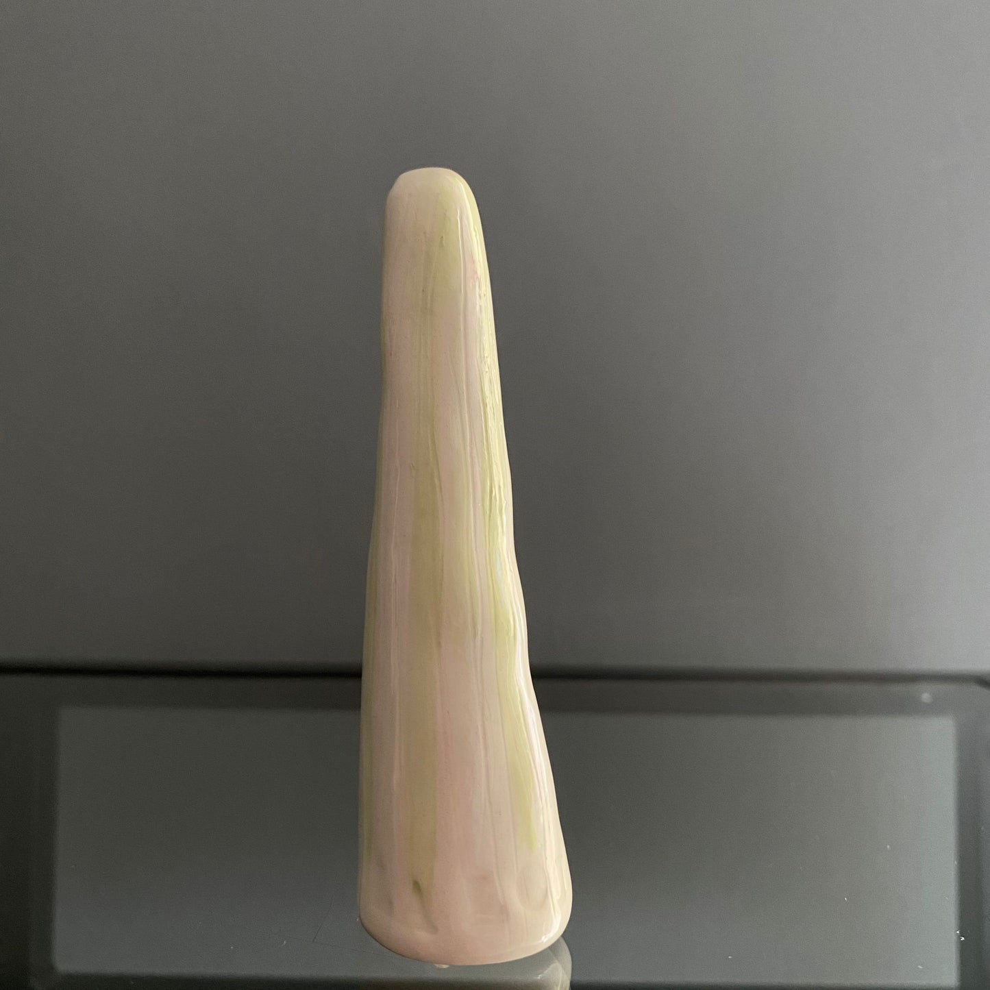 Porta anelli in ceramica verde chiaro