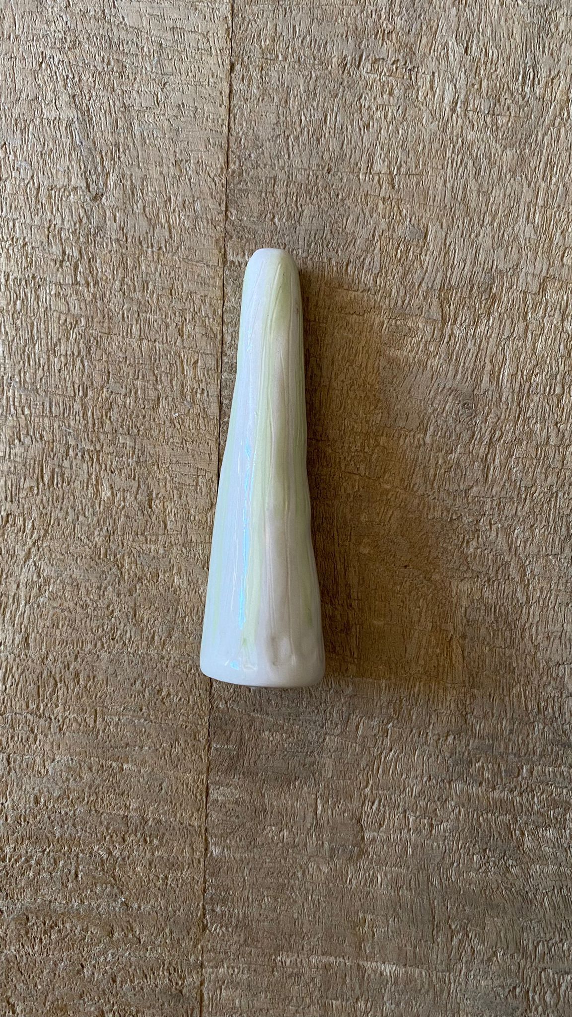 Porta anelli in ceramica verde chiaro