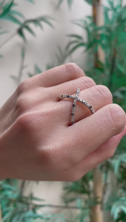 La Ily - anello in oro bianco 18kt