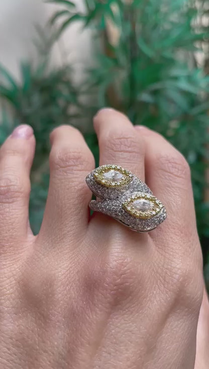 Oppo - Anello in oro bianco 18kt