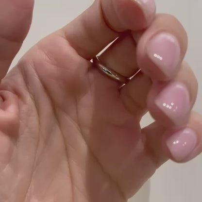 Yes - anello in oro bianco 18kt con diamante fancy