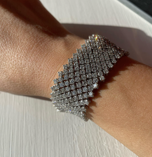 Brilla - bracciale in oro bianco 18kt