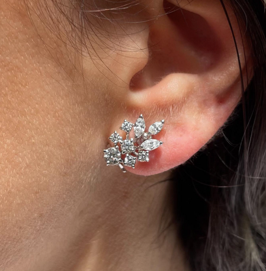 Viva - orecchini in oro 18kt con diamanti