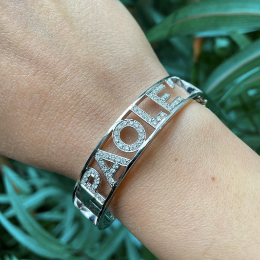 Manetta in oro 18kt con elementi