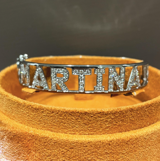 Manetta in oro 18kt con elementi