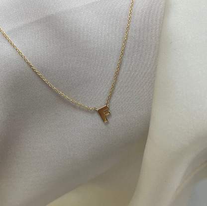 Iniziali - collana i oro 18kt