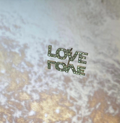 Love - Mono orecchino in oro 18kt e diamanti