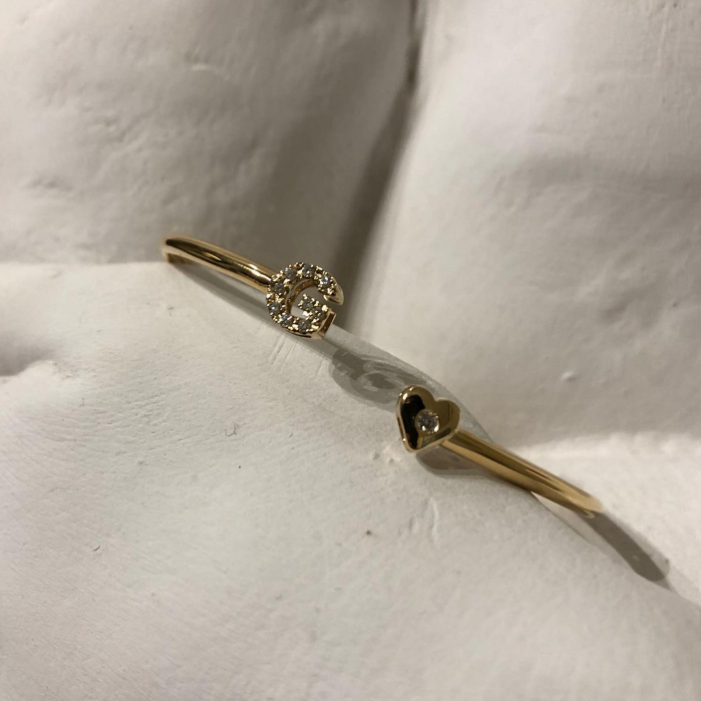 S - bracciale in oro giallo 18kt