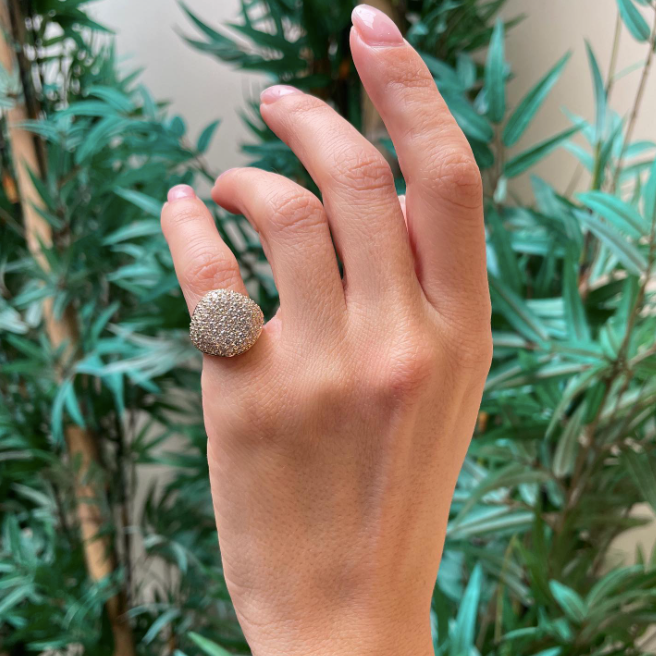 Chevalier in oro 18kt e diamanti