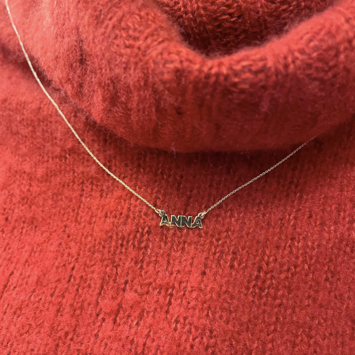 Nomi - collana in oro 18kt con nome