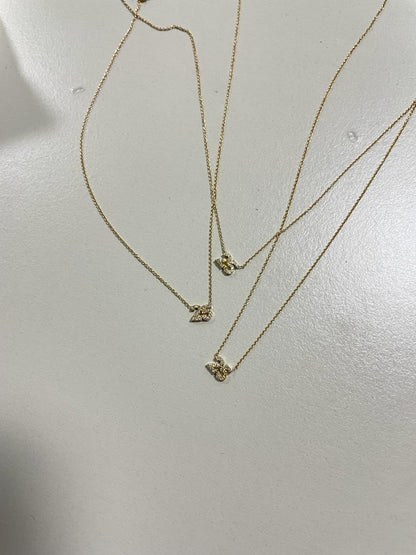 Nomi mini - collana in oro 18kt con diamanti