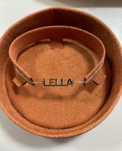 Nomi - bracciale in oro giallo 18kt con doppia catenina