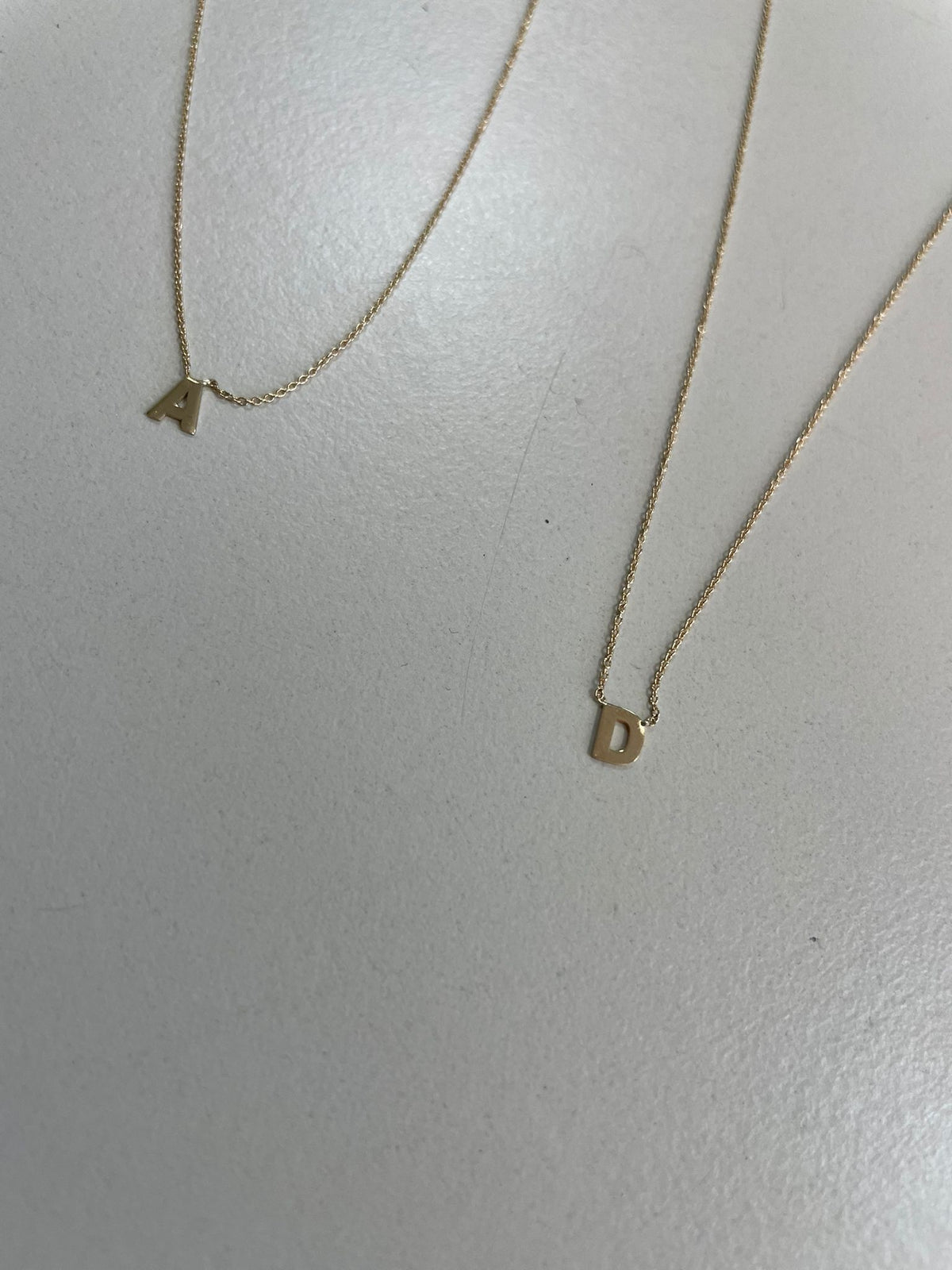 Iniziali - collana i oro 18kt