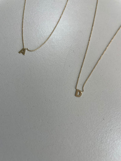 Iniziali - collana i oro 18kt