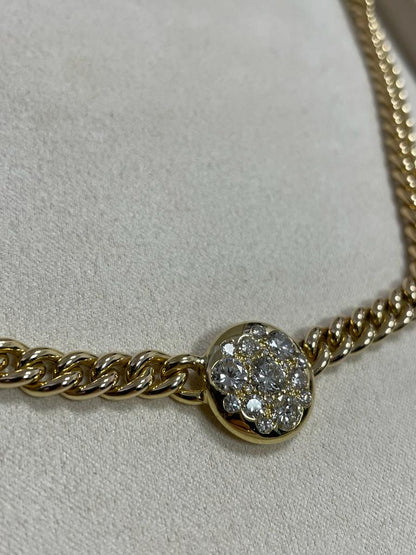 Tu - collana in oro 18kt con diamanti
