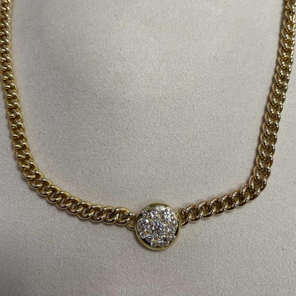 Tu - collana in oro 18kt con diamanti