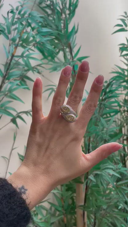 Oppo - Anello in oro bianco 18kt